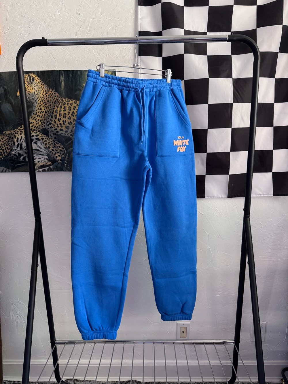 White Fox Offstage Sweatpants in Azure